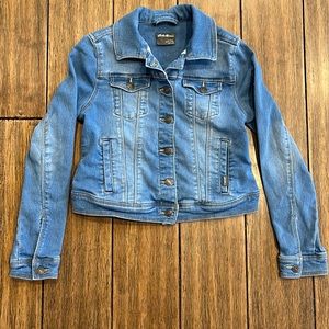 Eddie Bauer Girl’s Knit Denim Jacket